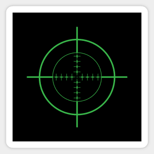 Gun Sight Crosshairs Sticker